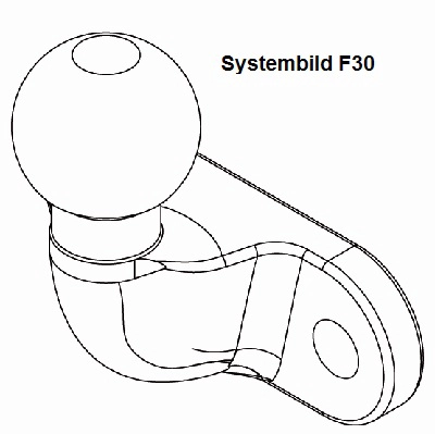 Прицепное ярмо прицепное оборудование f40 WESTFALIA 313273600001
