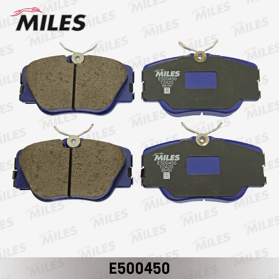 Комплект тормозных колодок дисковый тормоз MILES E500450