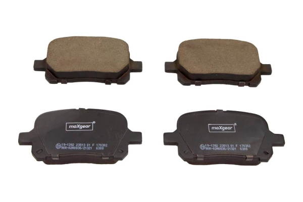 Комплект тормозных колодок дисковый тормоз MAXGEAR 19-1392