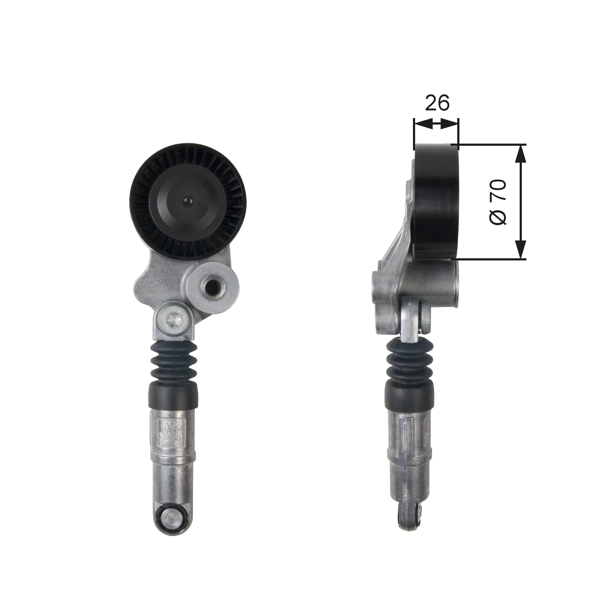 Натяжитель ремня клиновой зубча drivealign GATES T39158