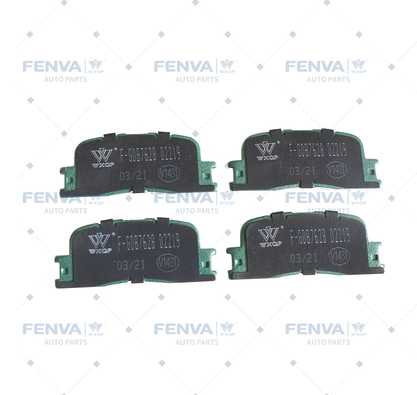 Комплект тормозных колодок дисковый тормоз WXQP 40768