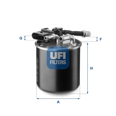 Топливный фильтр UFI 24.151.00