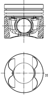 Поршень KOLBENSCHMIDT 41714600