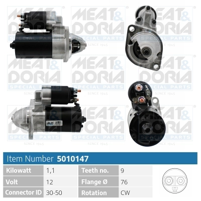 Стартер MEAT & DORIA 5010147