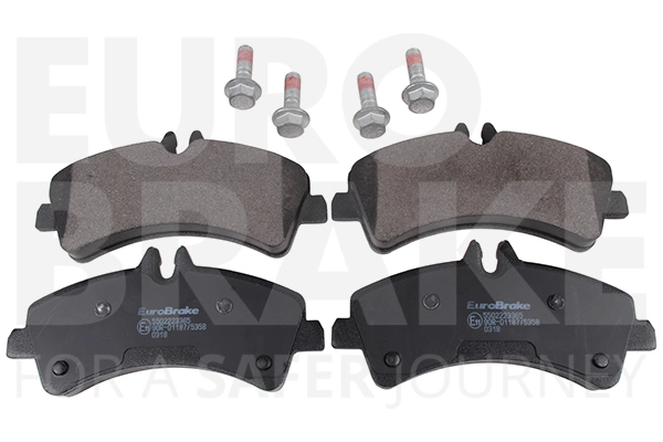 Комплект тормозных колодок дисковый тормоз EUROBRAKE 5502223365
