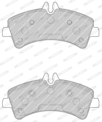 Комплект тормозных колодок дисковый тормоз premier eco friction FERODO FVR4429
