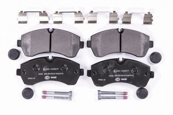 Комплект тормозных колодок дисковый тормоз HELLA/BEHR/PAGID 8DB 355 005-531