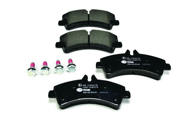 Комплект тормозных колодок дисковый тормоз HELLA/BEHR/PAGID 8DB 355 005-541