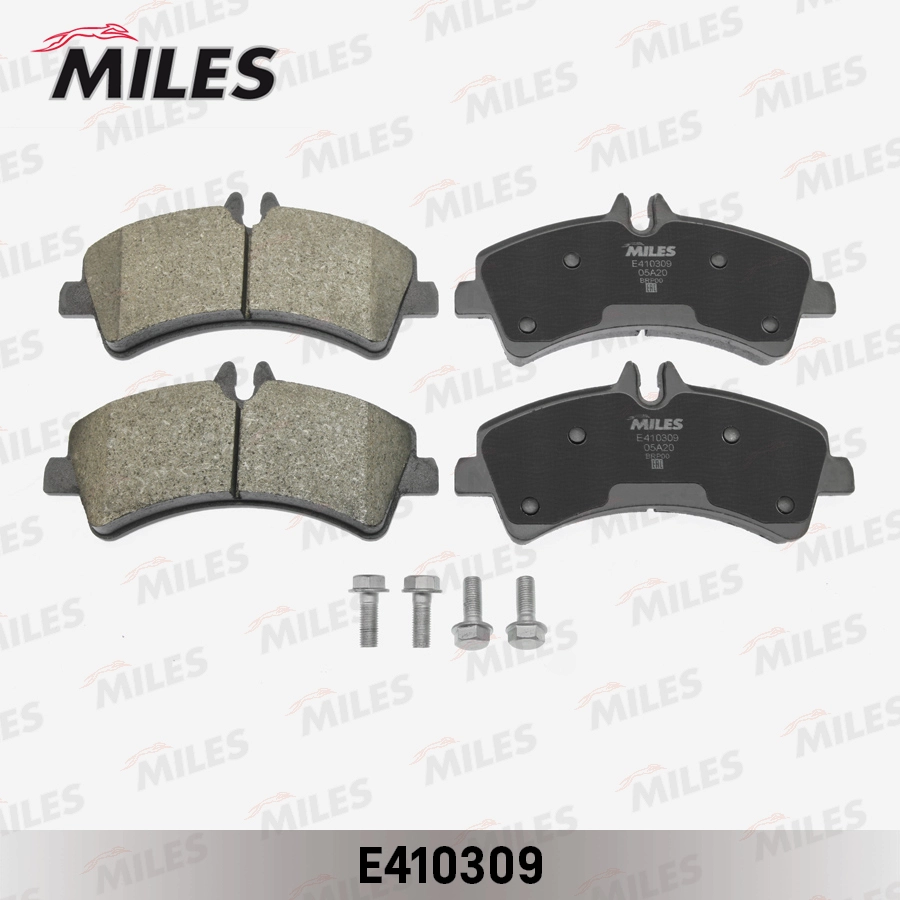 Комплект тормозных колодок дисковый тормоз MILES E410309