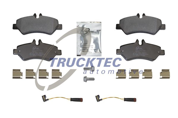 Комплект тормозных колодок дисковый тормоз TRUCKTEC AUTOMOTIVE 02.35.195