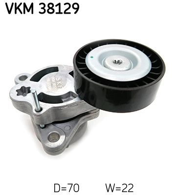 Натяжной ролик поликлиновой ремень SKF VKM 38129