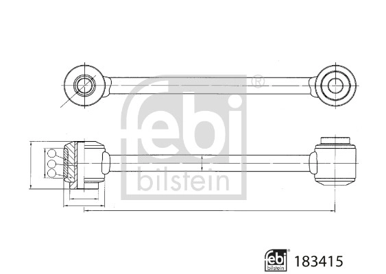 Тяга / стойка стабилизатор FEBI BILSTEIN 183415
