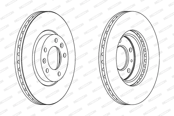Тормозной диск premier FERODO DDF1132C
