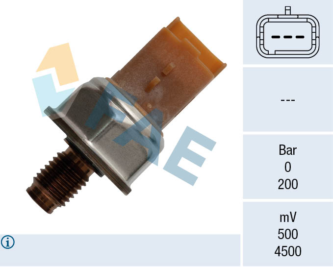 Датчик давление подачи топлива FAE 15607
