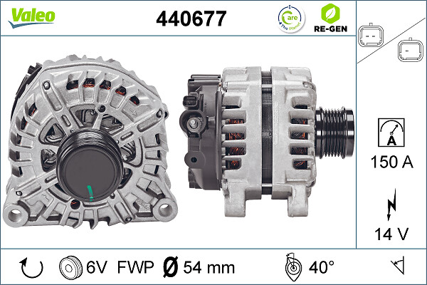 Генератор valeo re-gen remanufactured VALEO 440677