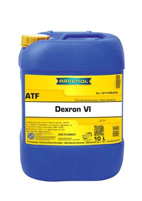 Трансмиссионное масло ravenol atf dexron vi RAVENOL 1211105-010