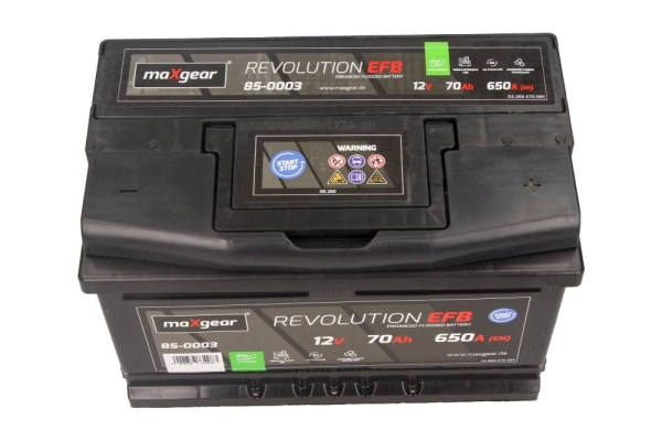 Стартерная аккумуляторная батарея MAXGEAR 85-0003