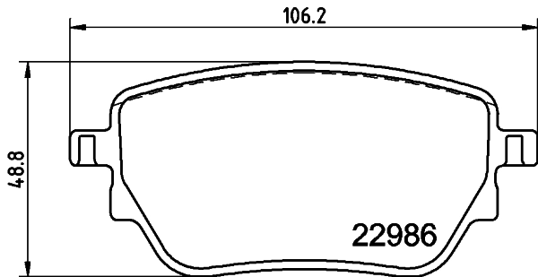 Комплект тормозных колодок дисковый тормоз HELLA/BEHR/PAGID 8DB 355 039-021