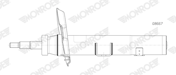 Амортизатор monroe original (gas technology) MONROE G8667