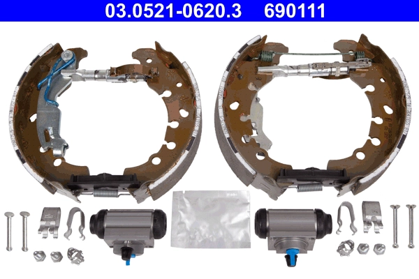 Комплект тормозных колодок original ate topkit ATE 03.0521-0620.3