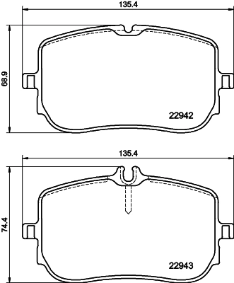 Комплект тормозных колодок дисковый тормоз HELLA/BEHR/PAGID 8DB 355 040-161