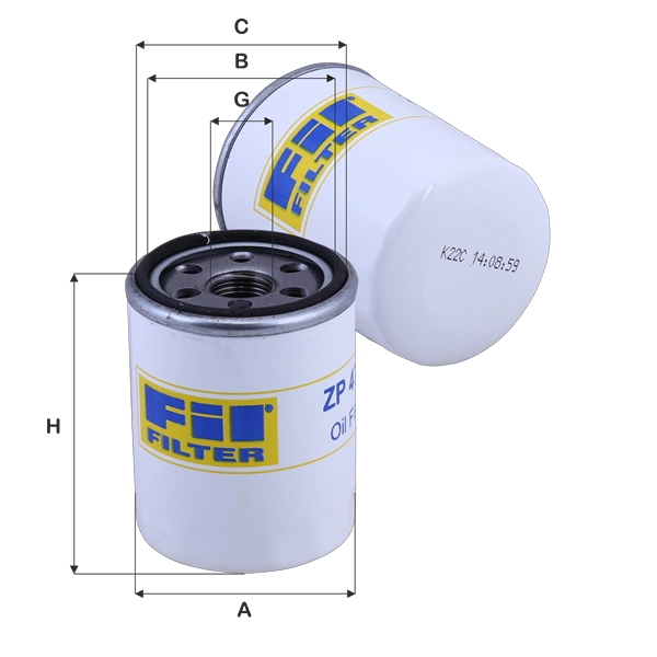 Масляный фильтр FIL FILTER ZP 47 A