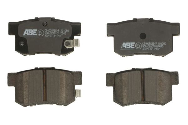 Комплект тормозных колодок дисковый тормоз ABE C24005ABE-P