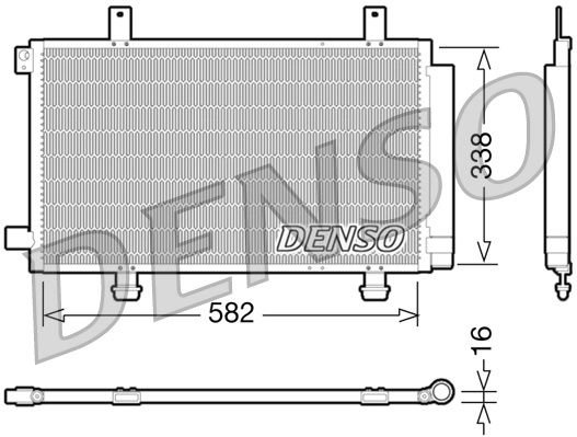 Конденсатор кондиционер DENSO DCN47002