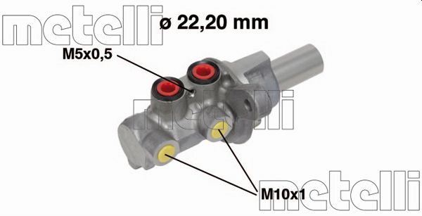 Главный тормозной цилиндр METELLI 05-0684