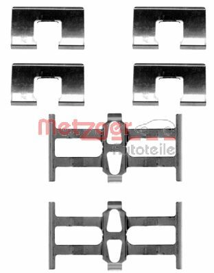 Комплектующие колодки дискового тормоза greenparts METZGER 109-1118