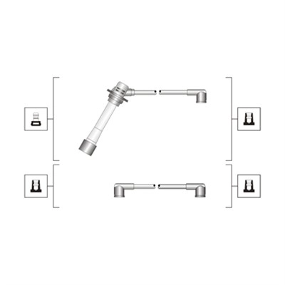 Комплект проводов зажигания MAGNETI MARELLI 941319170093