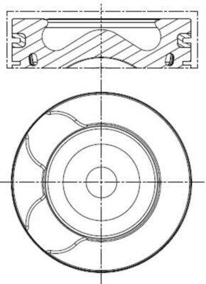 Поршень MAHLE/KNECHT 039 PI 00128 001