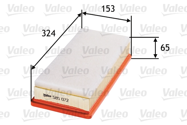 Воздушный фильтр VALEO 585072