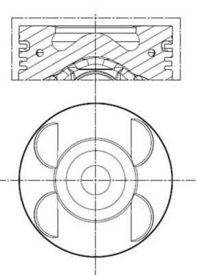 Поршень MAHLE/KNECHT 001 PI 00105 001