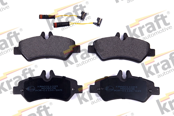 Комплект тормозных колодок дисковый тормоз KRAFT AUTOMOTIVE 6011093