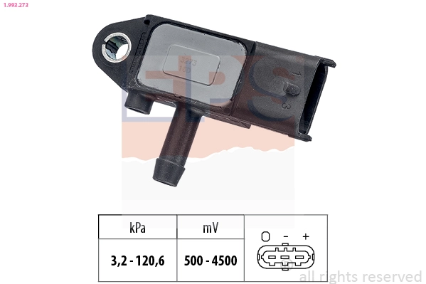 Датчик давление выхлопных газов made in italy - oe equivalent EPS 1.993.273
