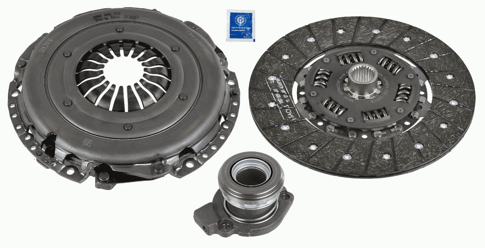 Комплект сцепления xtend kit plus csc SACHS 3000 990 509