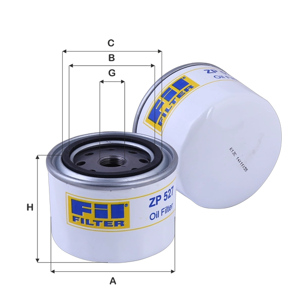Масляный фильтр FIL FILTER ZP 527