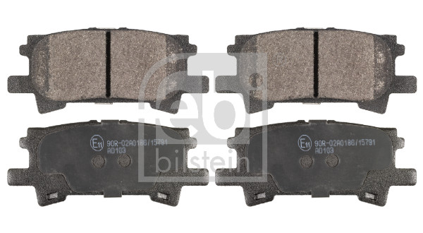 Комплект тормозных колодок дисковый тормоз FEBI BILSTEIN 116334