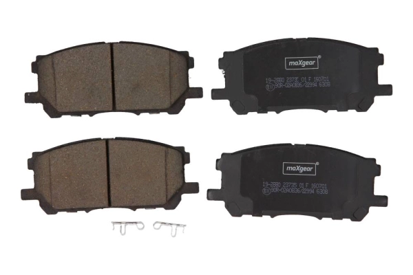 Комплект тормозных колодок дисковый тормоз MAXGEAR 19-2880