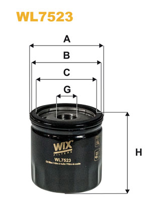 Масляный фильтр WIX WL7523