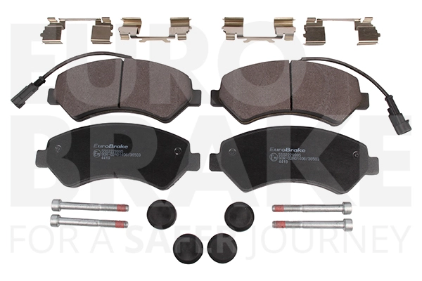 Комплект тормозных колодок дисковый тормоз EUROBRAKE 5502229995