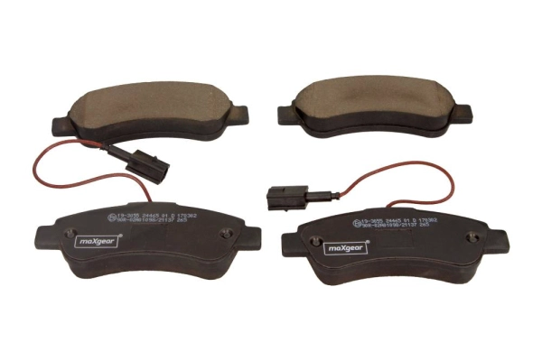 Комплект тормозных колодок дисковый тормоз MAXGEAR 19-3055