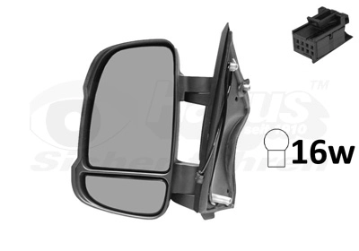 Наружное зеркало hagus VAN WEZEL 0983801
