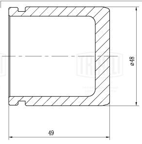 Поршень корпус скобы тормоза TRIALLI RCF 103568