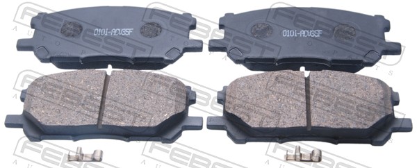 Комплект тормозных колодок дисковый тормоз FEBEST 0101-ACU35F