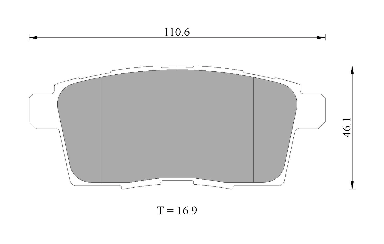 Комплект тормозных колодок дисковый тормоз BOSCH 0 986 AB2 272