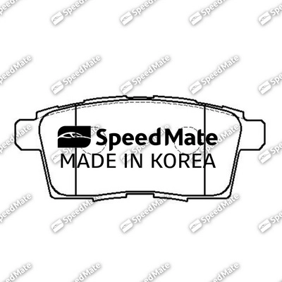 Комплект тормозных колодок дисковый тормоз SPEEDMATE SM-BPJ588