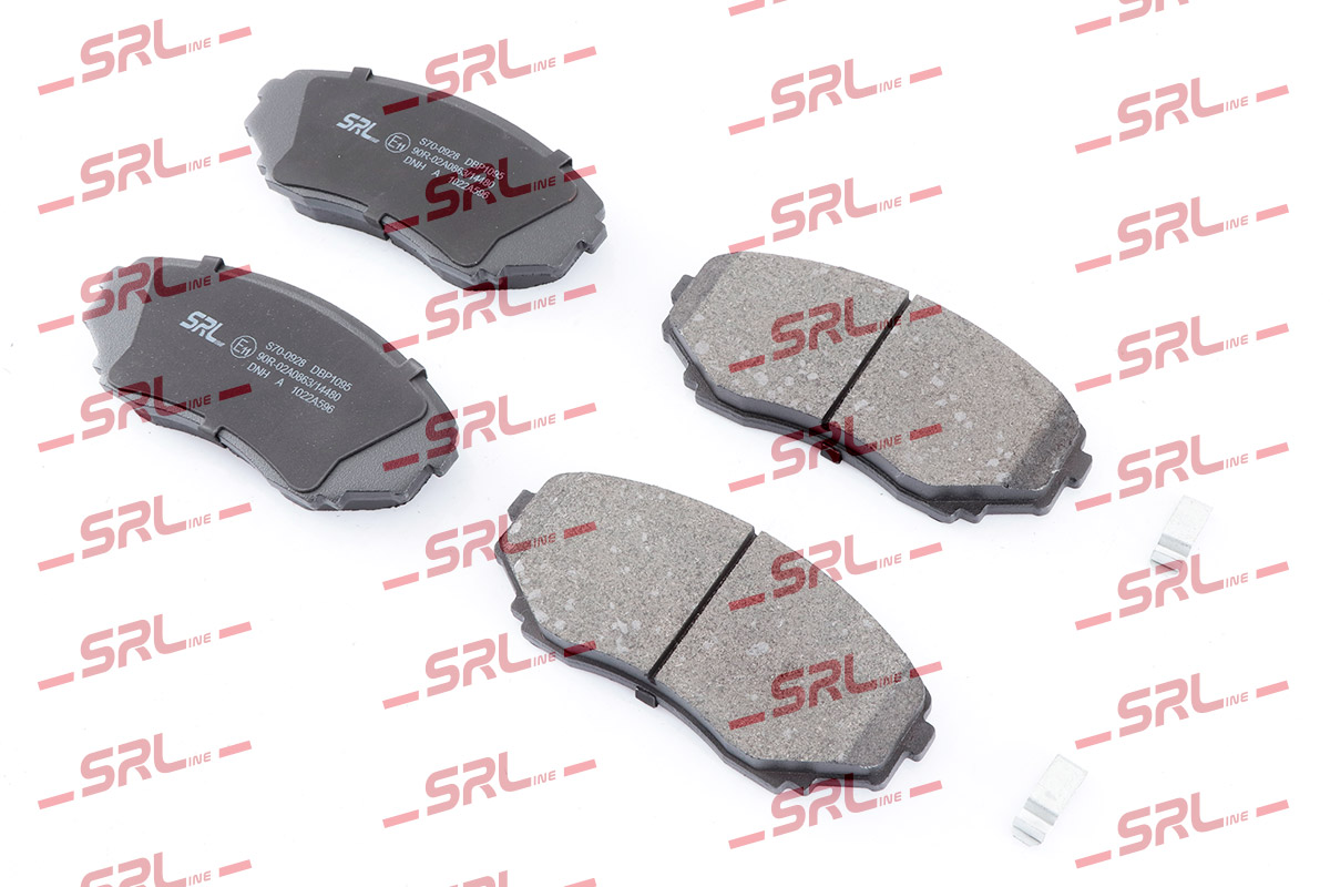 Комплект тормозных колодок дисковый тормоз SRLINE S70-0928