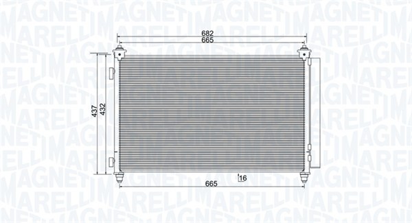 Конденсатор кондиционер MAGNETI MARELLI 350203991000